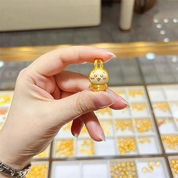 ちいかわ　ネックレス　イエローゴールドK10 JAM HOME MADE（ジャムホームメイド）の「ちいかわ プレート